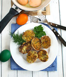 Jajka faszerowane z pieczarkami do podawania na ciep�o