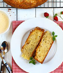 Szybkie ciasto z jab�kami i kremem custard