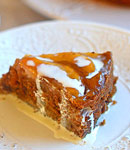 Ciasto orzechowe z gruszkami i czekolad�