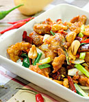 B�yskawiczny kurczak w sosie s�odko-kwa�nym 