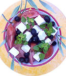 Tr�jkolorowa sa�atka