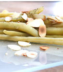 Fasolka z pra�onymi p�atkami migda��w