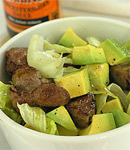 Wytrawna sa�atka z w�tr�bek i awokado z sosem worcester