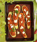 Cukinia faszerowana mi�sem z indyka i kasz� jaglan�