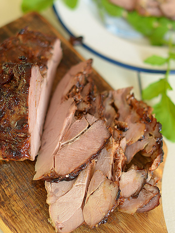 Udziec z indyka w sosie barbecue