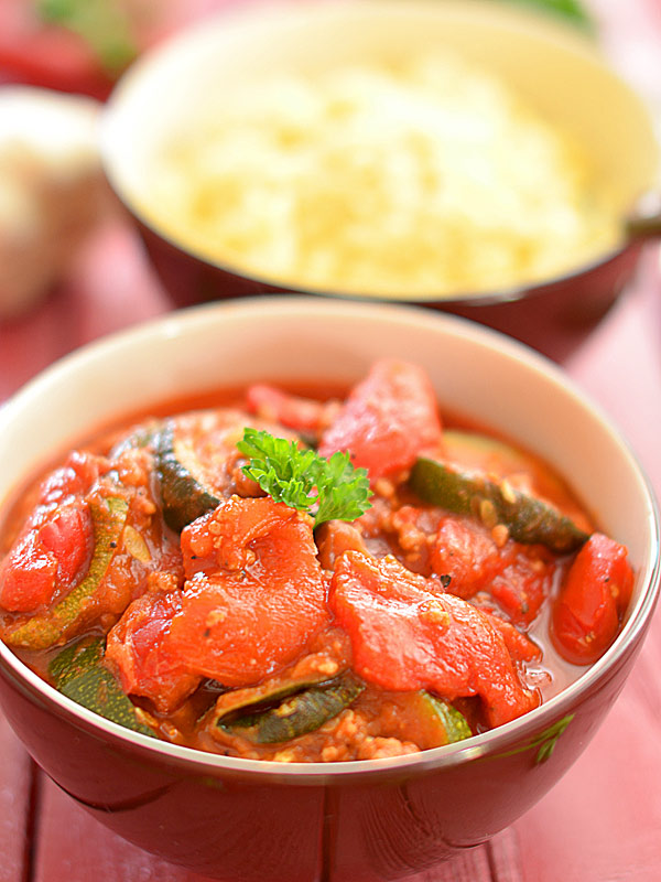 Leczo z mielonym mi�sem z indyka