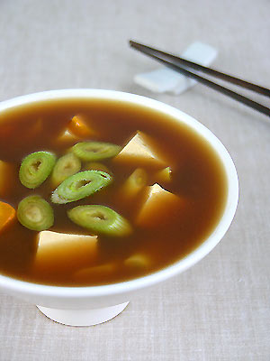 Zupka miso z warzywami