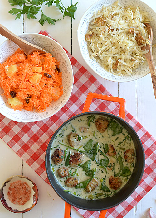 Pulpeciki drobiowe w sosie warzywnym