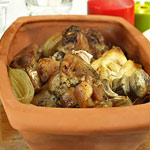 Rzymski garnek pe�en pieczonego mi�sa w sam raz na zimne dni