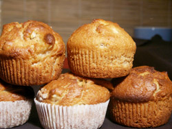 Muffiny waniliowe z rodzynkami