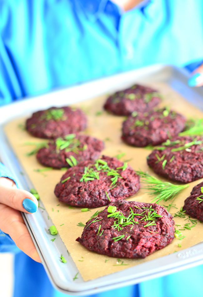 Pieczone kotlety z burak�w