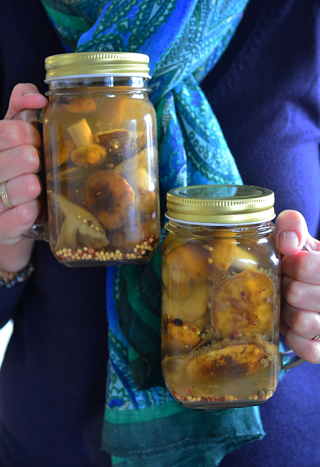 Grzyby marynowane w occie