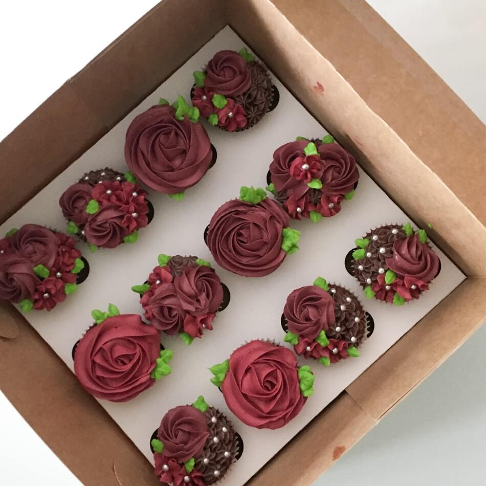 Bukiet babeczek na Dzie� Mamy