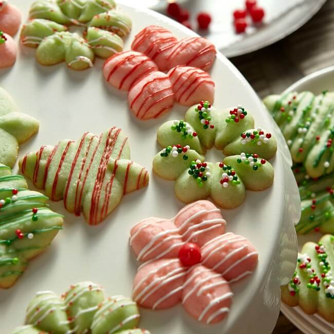 Spritz cookies czyli szpryc-ciasteczka 