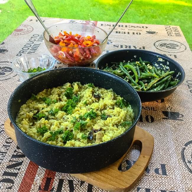 Risotto z le�nymi grzybami 