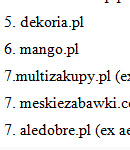 AleDobre.pl - tylko 15 punkt�w dzieli od 1 miejsca w presti�owym rankingu sklep�w internetowych Money.pl i Gazeta.pl!