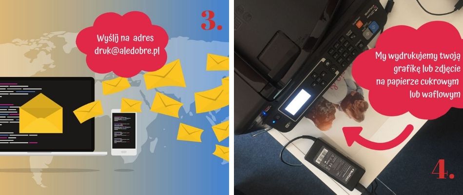 nadruk na tort wysy�amy pliki