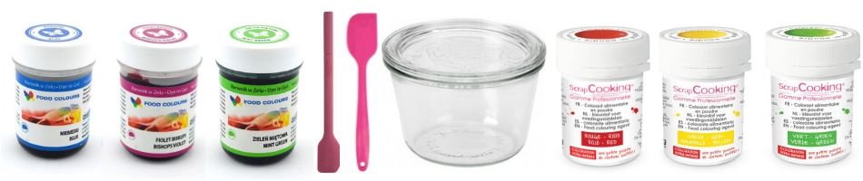 Barwniki zelowe i pudrowe do ciasta i kremu