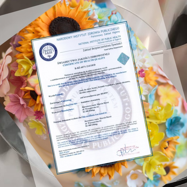 Certyfikat Pa�stwowego Zak�adu Higieny dla DorosiowychRant&oacute;w