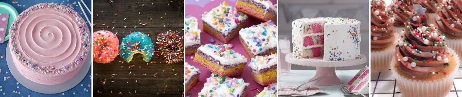 kolorowa posypki cukrowe