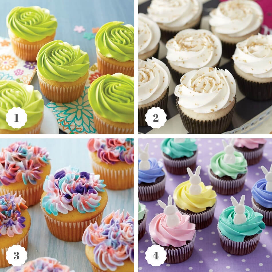 przyk�ady muffinek dekorowanych kremem ma�lanym Tylk� 1M