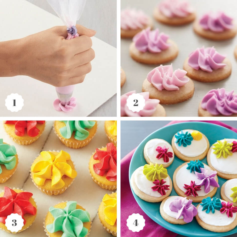 ciasteczka dekorowane kremem ma�lanym, tylk� 1M