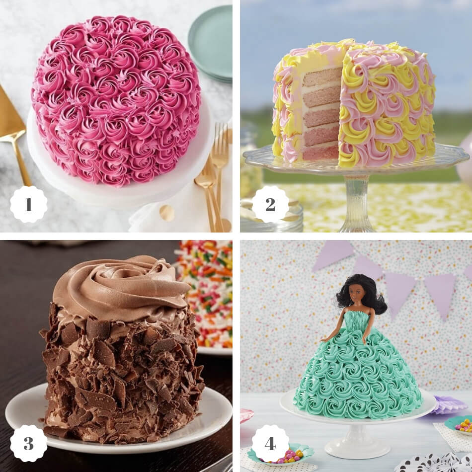 przyk�ady tort&oacute;w zdobionych kremem ma�lanym tylk� 1M