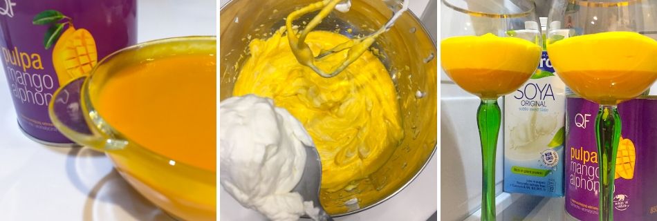 przygotowanie musu mango