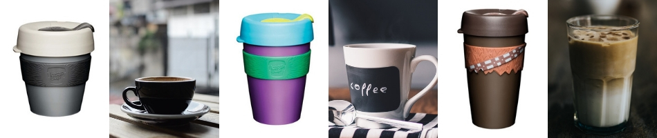 KeepCupy maj� r&oacute;�ne pojemno�ci