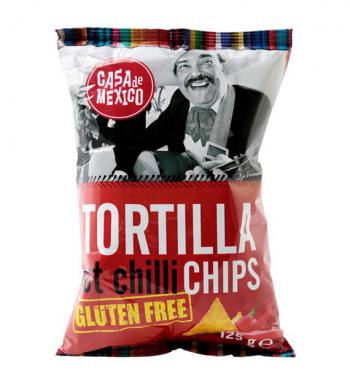 Nachos tortilla chips z chilli (125 g)  - Casa de Mexico