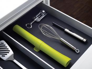 Stolnica (mata) silikonowa z podzia�k� ROLL UP zielona - Joseph Joseph