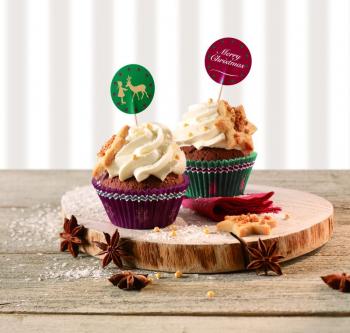 Zestaw do babeczek w bo�onarodzeniowych motywach (36 element�w) - Birkmann