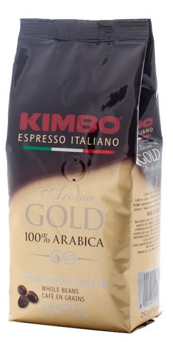 Kawa w ziarnach Aroma gold  (250 g) - Kimbo