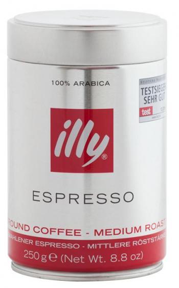 Kawa mielona (250 g puszka czerwona) - Illy Espresso