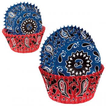 Papilotki do muffin�w „bandana” (75 sztuk) - 415-8056 - Wilton