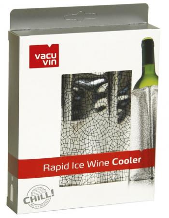 Cooler do wina, srebrny - Vacu Vin