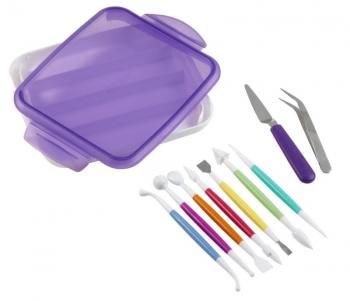 Zestaw narz�dzi do dekoracji z gum paste (10 sztuk) - 1907-1350 - Wilton - OTSW