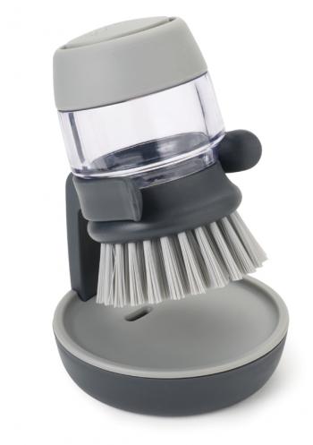 Szczotka do mycia naczy� z pompk�, szara - Joseph Joseph