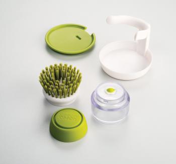 Szczotka do mycia naczy� z pompk�, szara - Joseph Joseph