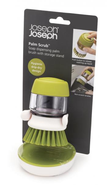Szczotka do mycia naczy� z pompk�, szara - Joseph Joseph