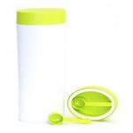 Pojemnik owalny zielono-bia�y (2 L) - O'LaLa