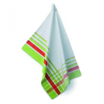 �ciereczka kuchenna bawe�niana Amalie (70 x 50 cm), bia�o-zielona - Kela