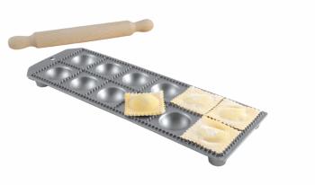 Aluminiowa forma do ravioli z wakiem (na 12 okrgych ravioli) - Eppicotispai