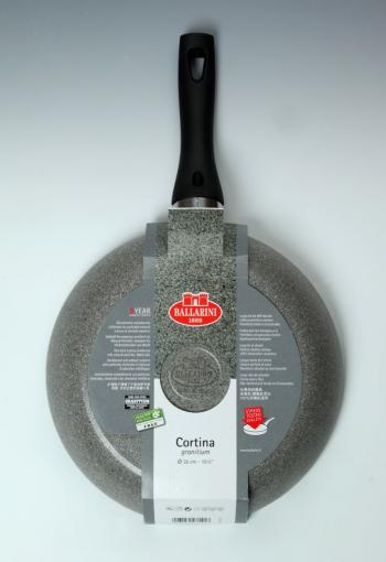 Patelnia granitowa non-stick (rednica: 20 cm) - Cortina Granitium - Ballarini 