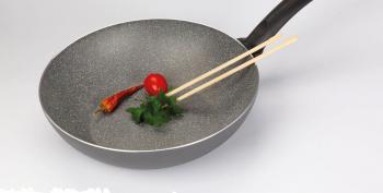 Wok z powok granitow (rednica: 28 cm) Lucca - Ballarini