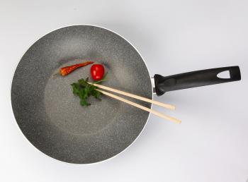 Wok z powok granitow (rednica: 28 cm) Lucca - Ballarini