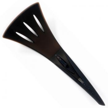 �opatka do obracania z silikonu i stali nierdzewnej, czarna - Mastrad