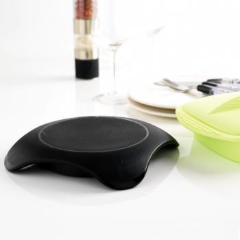 Podgrzewacz do kuchenki mikrofalowej magma, czarny - Mastrad