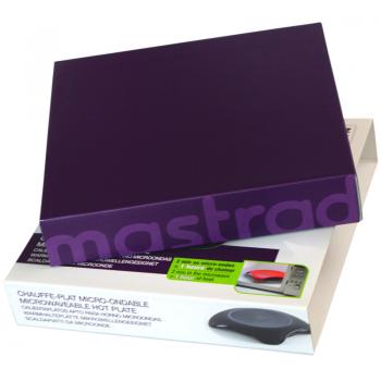 Podgrzewacz do kuchenki mikrofalowej magma, czarny - Mastrad