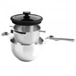 Misa z wk�adem do k�pieli wodnej (�rednica: 20 cm) i pokrywk� - M...